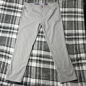 Stitch's Britches Pants Mens 40x32 Gray Heston Five Pocket Golf Performance
